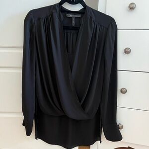 PRE-OWNED BCBGMAXAZRIA Black Women's Top | XS